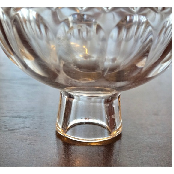 Waterford Crystal Lismore Perfume Bottle with Stopper Pedestal Base Clear Irish - Picture 10 of 10